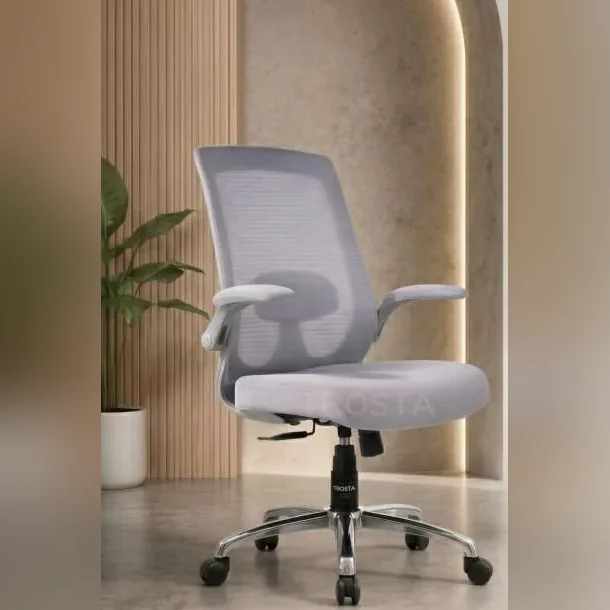 Sudam Amaze mid-back ergonomic chair in grey mesh