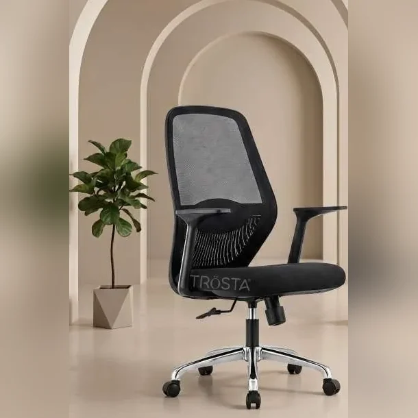 Sudam Golf mid-back black mesh chair